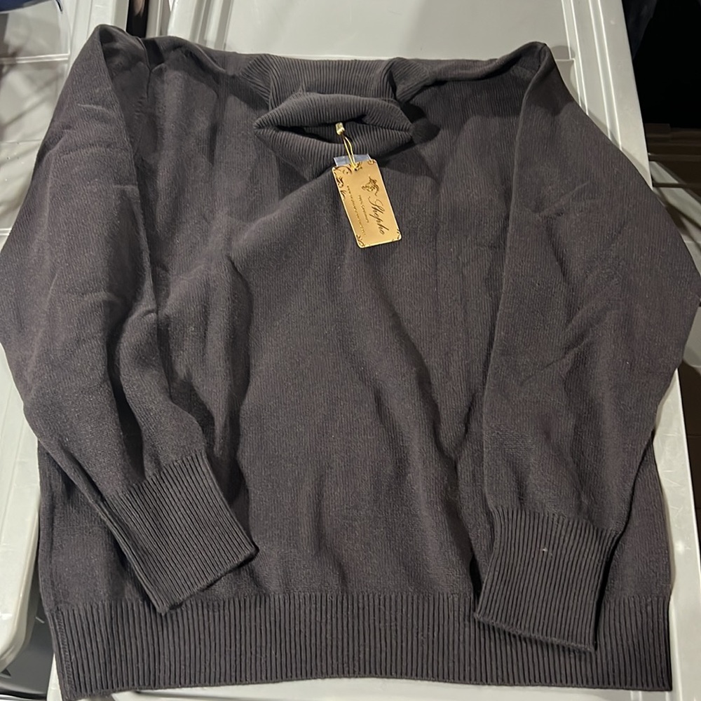 NWT cashmere turtleneck sweater